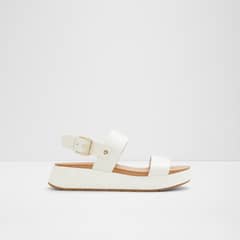 ALDO - Silyia Sandalia Mujer Cuero Blanco